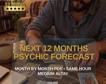 2027 Year Ahead Psychic Reading | 12-Month Love, Career & Money Forecast | Personalized PDF