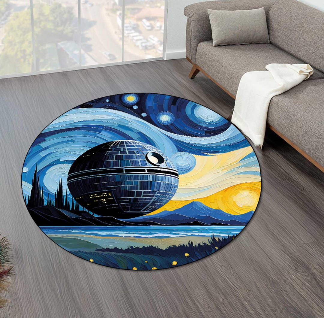 Star Wars Rug Starry Night Style Space Carpet, Sci-fi Space Rug, Cosmic ...