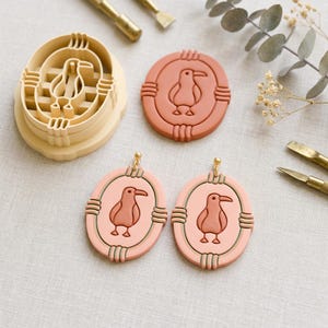 Seagull Cameo Polymer Clay Cutter – Jewellery & Earring Tool