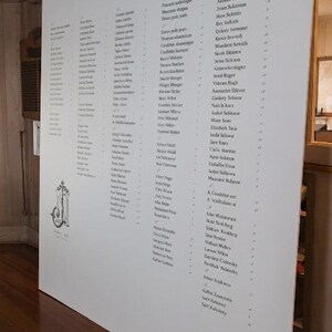 Wedding Seating Chart Template | 36x24" Classic & Timeliness Design (Digital Download)