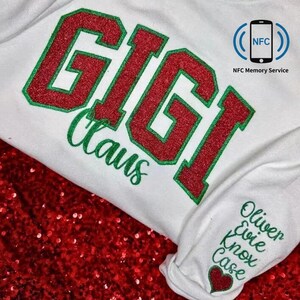 Custom Name Embroidery Hoodie – Personalized Family Gift