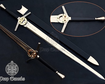 Handmade Witcher Sword, Geralt of Rivia Replica