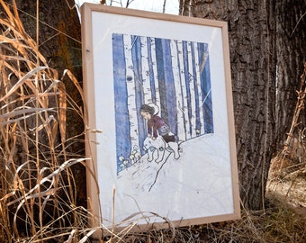 Last Forest Standing Woodcut Art Print