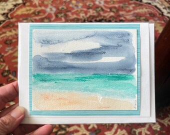 Hand Painted Card - Landscape 1