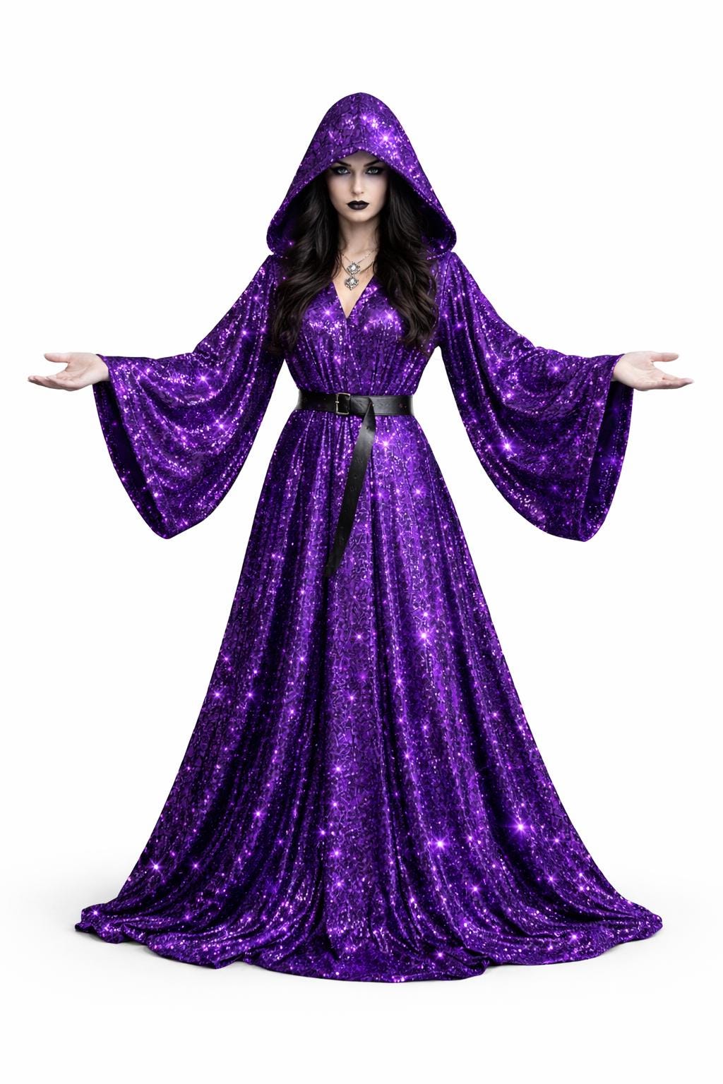 slim fit dress slacks Color Guard Costume Uniform main image 1