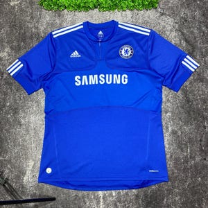 Camiseta de local del Chelsea 2009/2010 Adidas, talla XL, fútbol, Blokcore Lampard