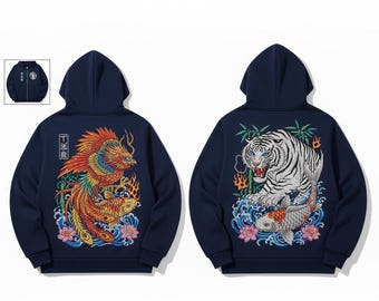 Set met hoodie en joggingbroek met rits en rits, Y2K Cyber Streetwear