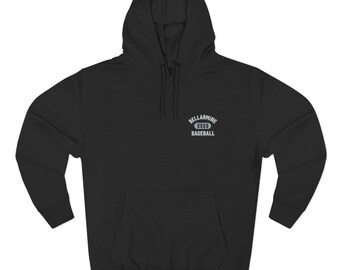 Minimalistisk Tiny Logo Hoodie | Liten bröstgrafik, Ren vit tröja