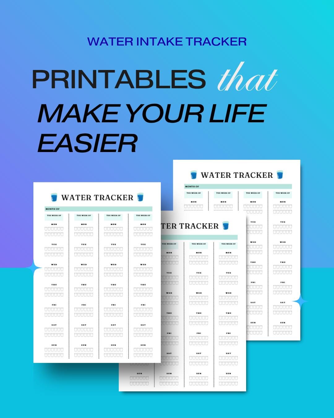Water Intake Chart.pdf Water Intake Tracker - Printable, Paper, PDF, Hydration and Health ...