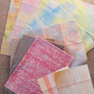 28 Count Printed Evenweave Fabric, Watercolor Vintage Script Patterns, Cotton Needlework Cloth, Dreamy Background embroidery fabric.