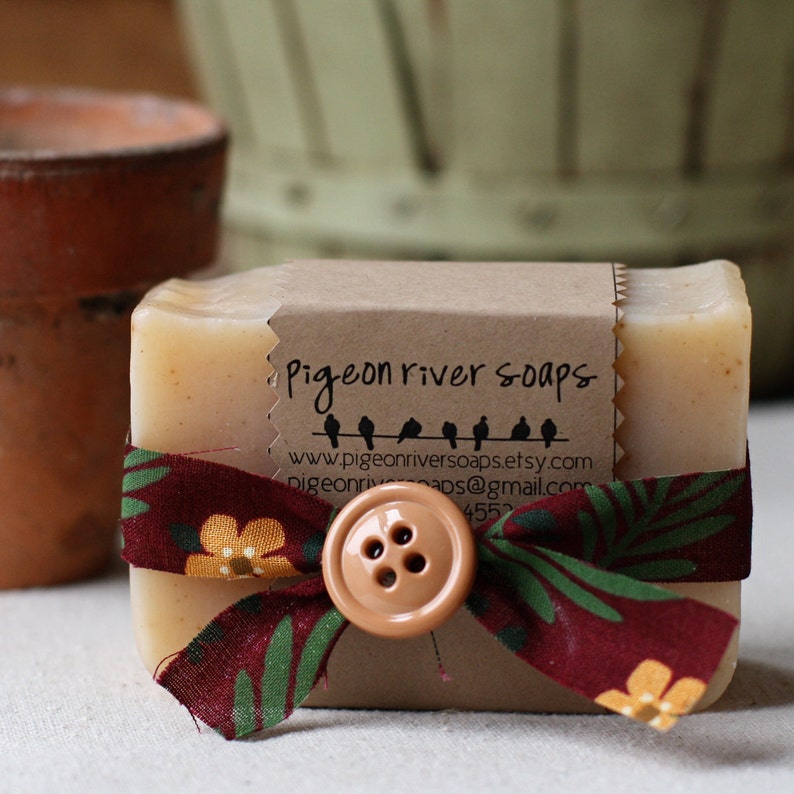 Groovy Garden Cold Process Soap Floral Scent Soap Handmade Vegan Soap Soap Bar Scented Soap image 2