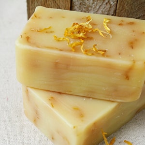 Zesty Lemongrass & Bergamot Cold Process Soap Bar - Handmade Vegan Cold Process Soap - Soap Bar