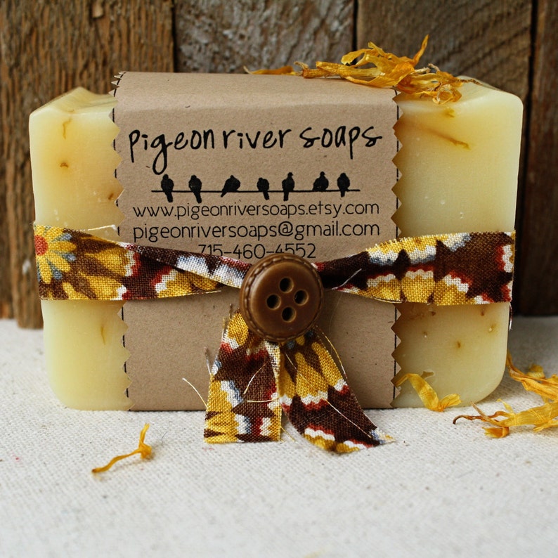 Zesty Lemongrass & Bergamot Cold Process Soap Bar Handmade Vegan Cold Process Soap Soap Bar image 4