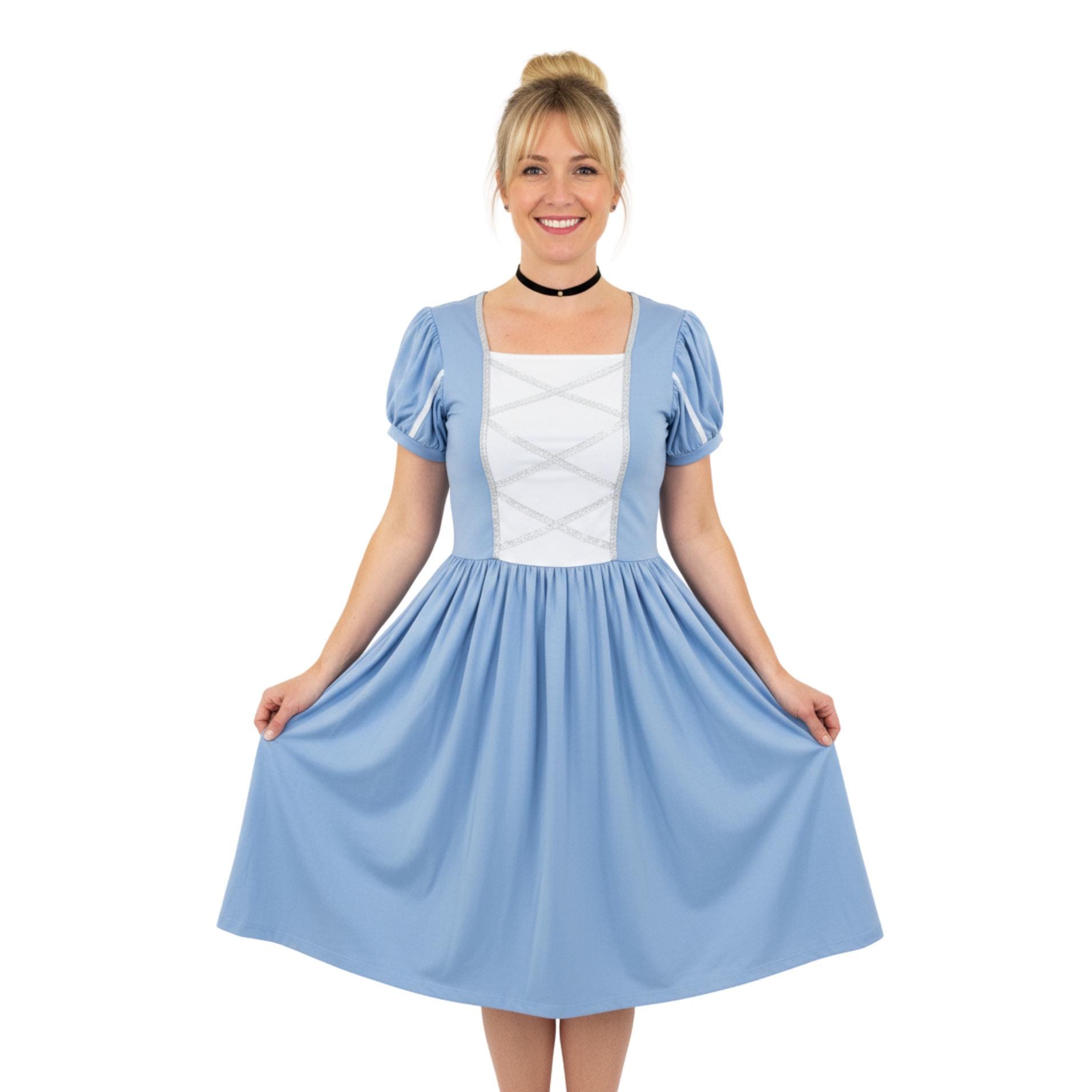 chinese dress ladies Junior Cinderella Quinceanera Dress Puffy Prom Gown Wedding Dresses Blue  US2 at Amazon Women's Clothing store