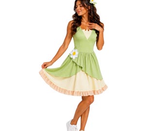 Tiana Dress Disneybound Outfits Tiana Costume Princess Dress