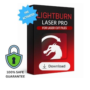 LightBurn - Full Activated For Laser Cut Files - Laser Pro - Digital Download