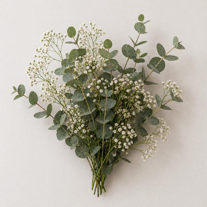 Add-on Greenery & Baby’s Breath – Crochet Bouquet Upgrade | Eucalyptus ...