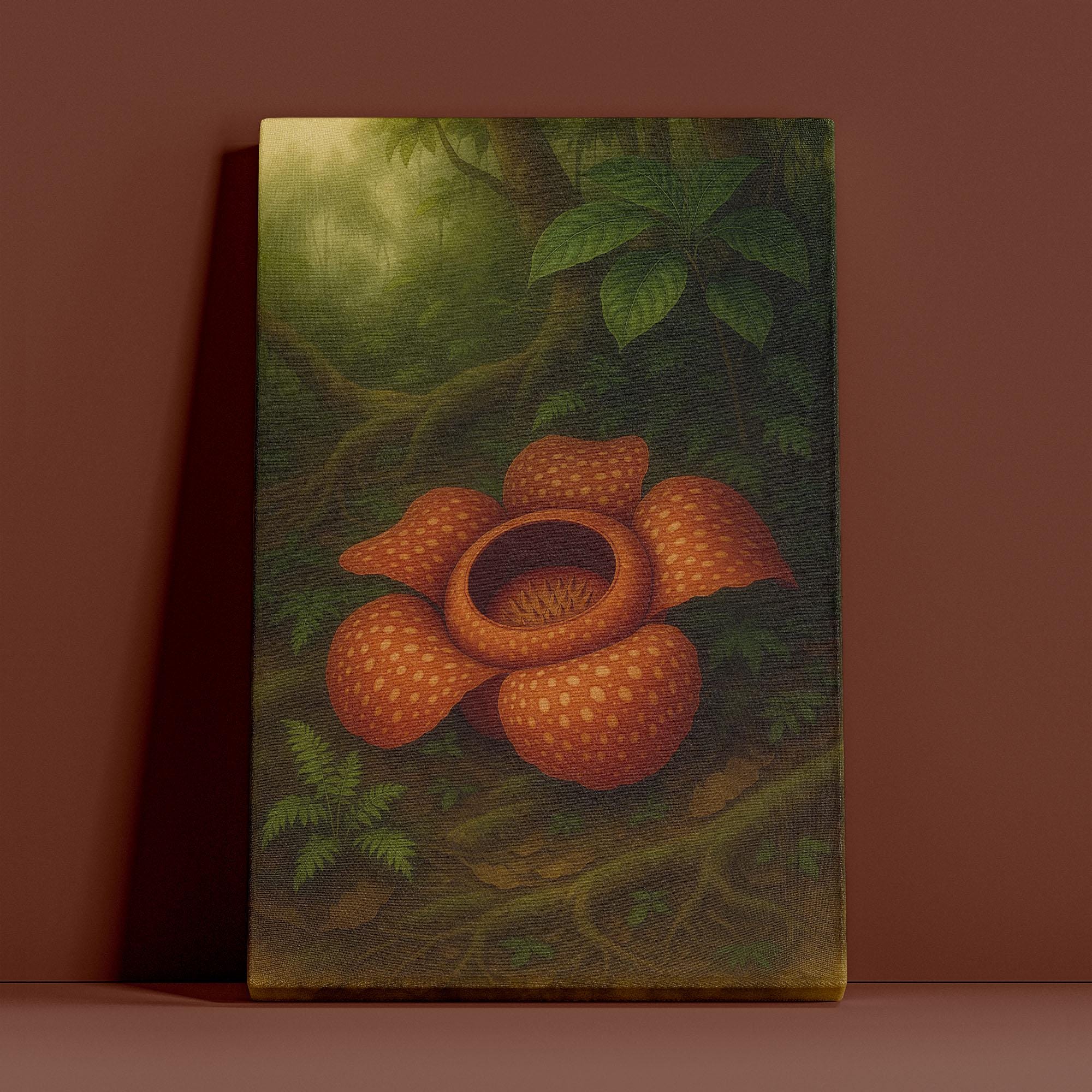 Rafflesia Flower Drawing With Colour