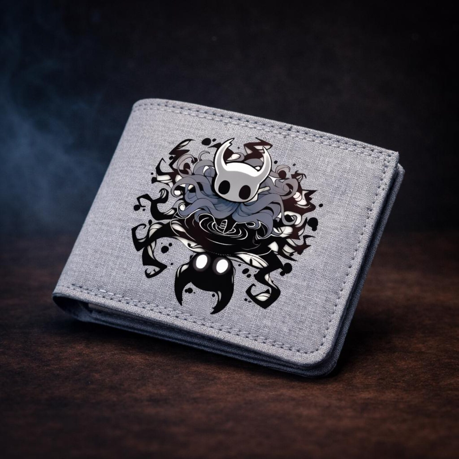 Knight Wallet Hollow Knight Wallet Bifold Card Holder Gamer Gift - Etsy
