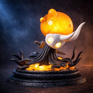 Hollow Knight Broken Vessel Light Up Figure Lamp Resin Collectible Statue
