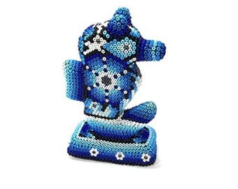 Handmade Huichol Beaded Animal – Mexican Folk Art Decor