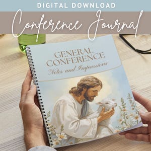 LDS General Conference Journal Printable | Guided Conference Notes | April 2026 (Digital Download)