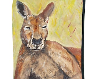 Kangaroo Cosmetic Bag by Salvador Kitti -  From My Orginal Oil Painting, Portrait of Chalie