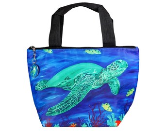 vera bradley sea turtle lunch bag