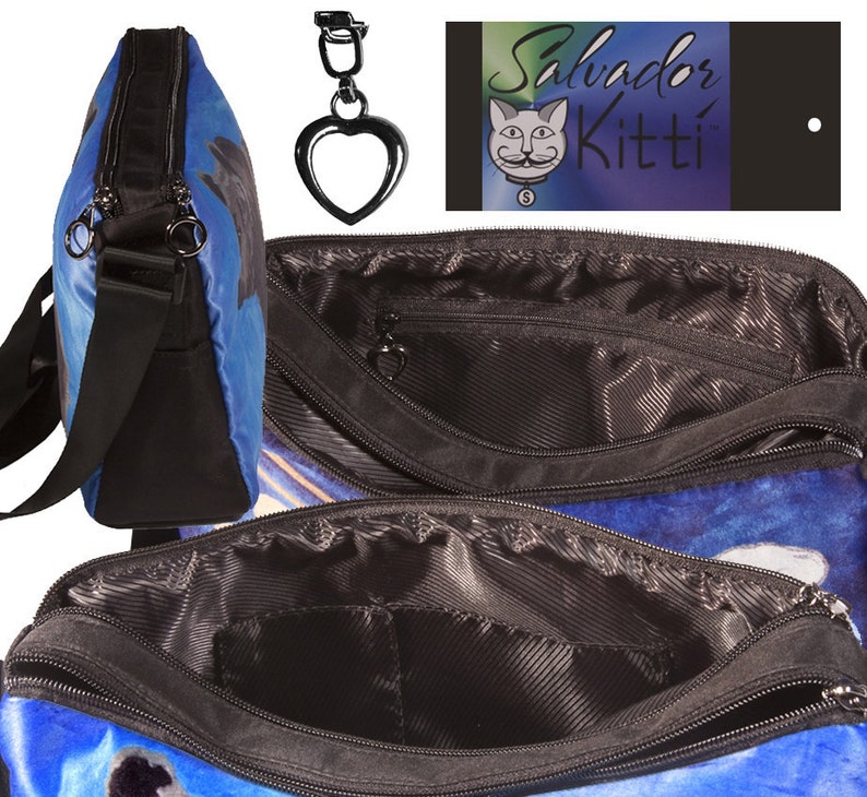 Read How From My Original Painting Curiosity- Support Wildlife Conservation Lioness Large Messenger Bag by Salvador Kitti