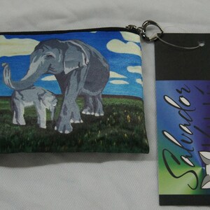 Asian Elephants Change Purse, Elephants Coin Purse by Salvador Kitti Support Wildlife Conservation, Read How image 2