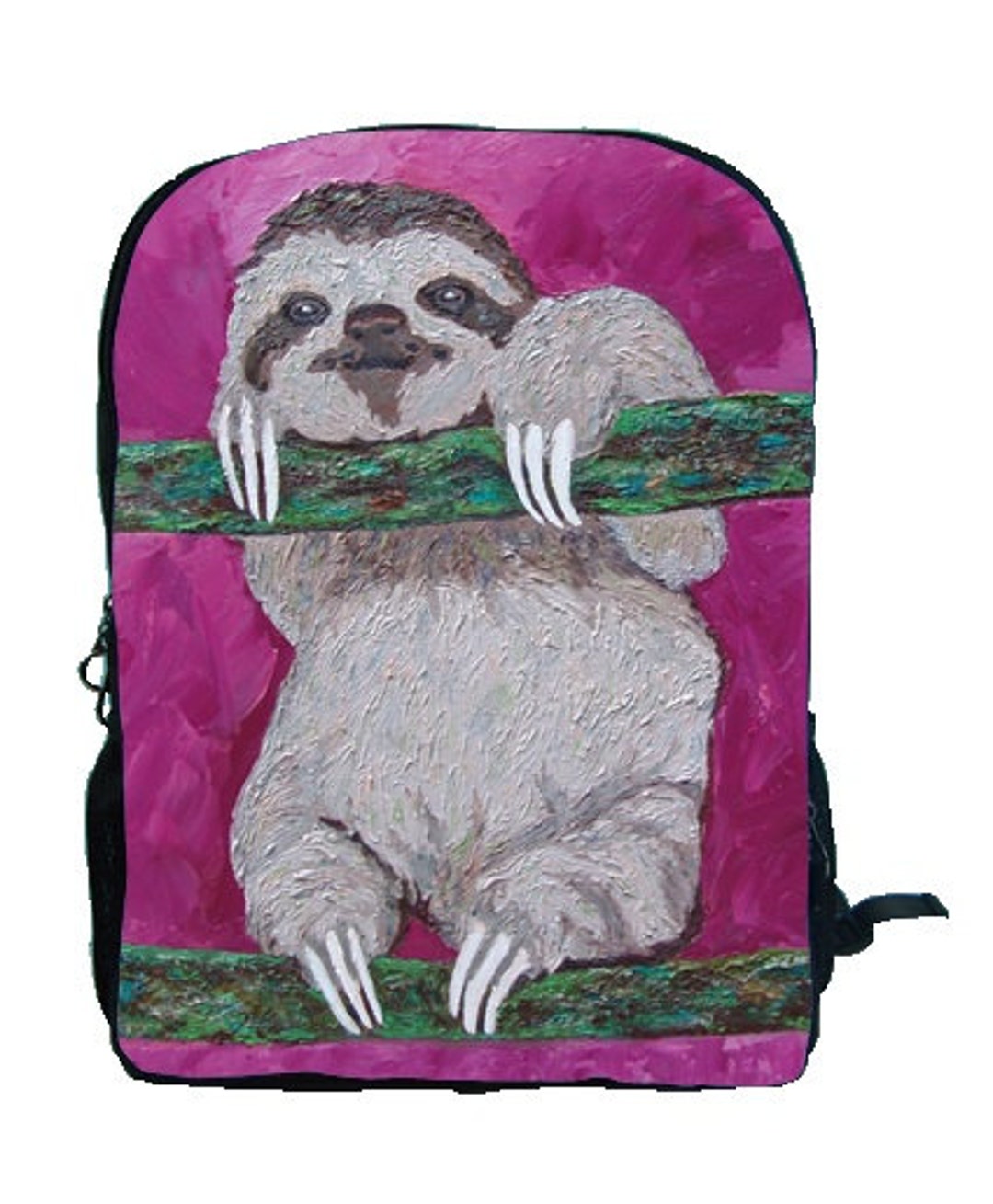 Sloth Backpack - From My Original Oil Painting, Leisurly Life ...