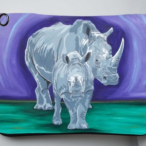 Rhino iPad Case Support Wildlife Conservation Conservation, Read How Salvador Kitti ON SALE image 1