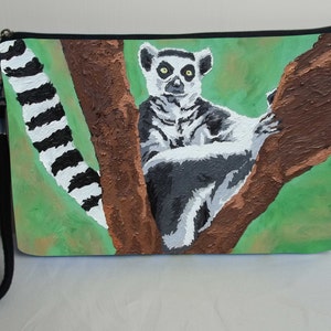 Lemur Paw Pouch with detachable strap - Salvador Kitti - Support Wildlife Conservation, Read How