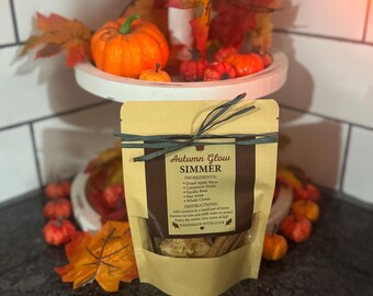 Autumn Glow Simmer Pot / Pot-pourri da fornello con mela, vaniglia e cannella / Regalo di profumo autunnale per la casa