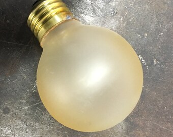 Beautiful Painted Light Bulbs for Vintage 1930s 5 Light Chandeliers! (Set of 5 Round 2.5" GLOBE Shape) with Free Shipping