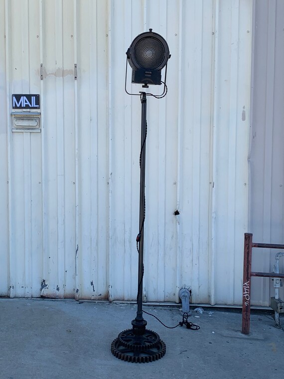 gear floor lamp