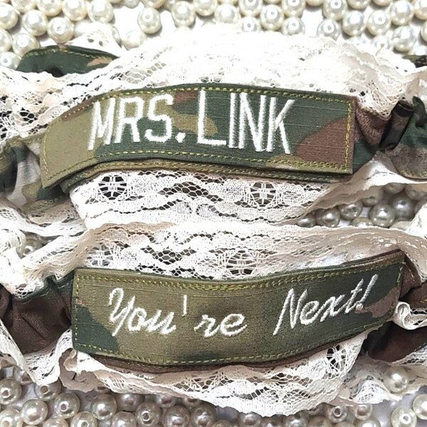 Army Wedding Garters Etsy