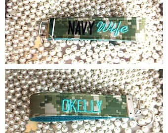 Navy Wife Keychain