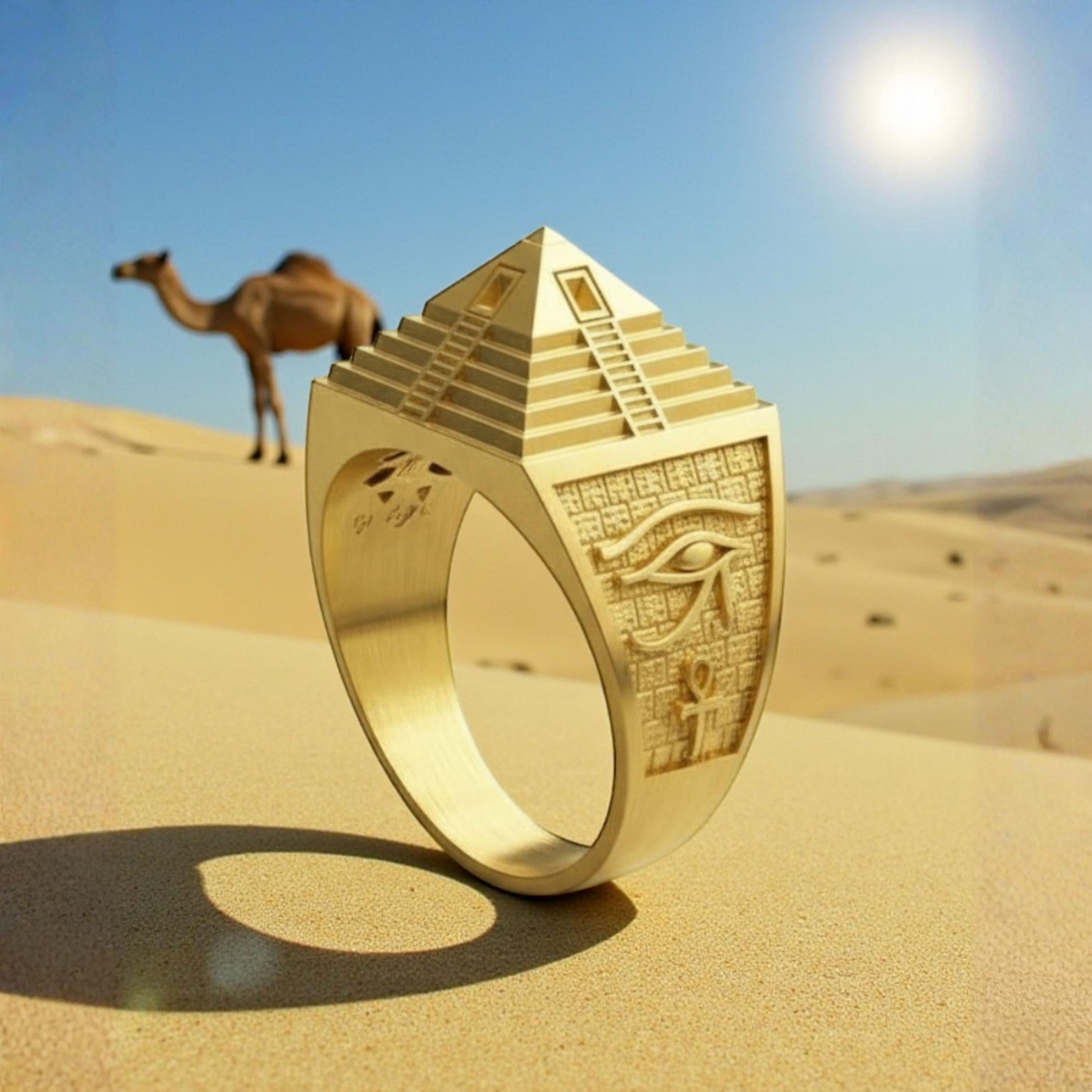 Eye of Horus Ring - Etsy