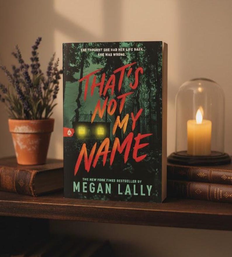 Psychological Thriller That's Not My Name by Megan Lally Etsy