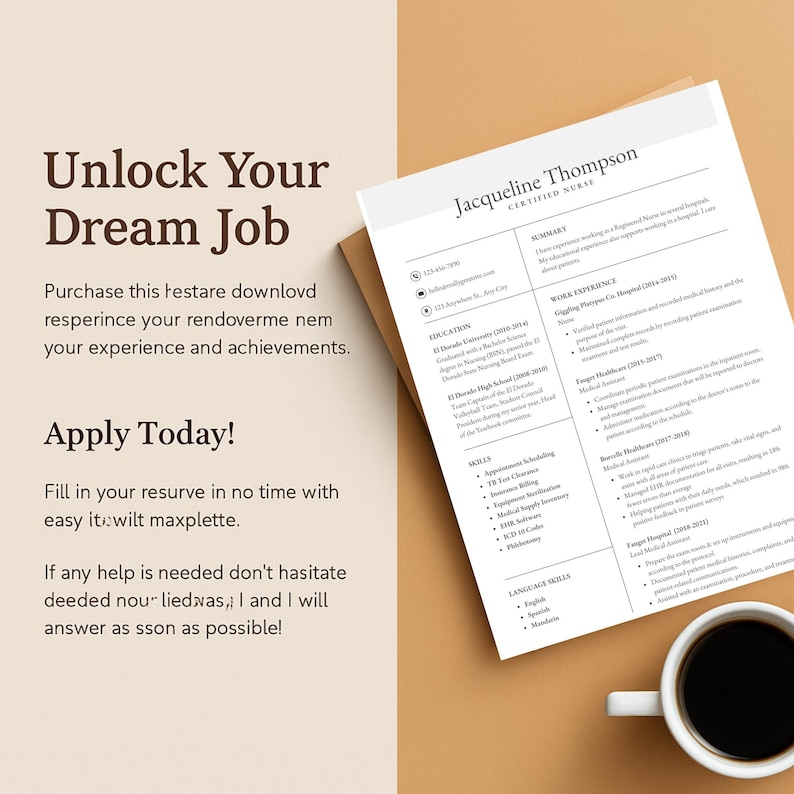 ATS Friendly Resume Template | Applicant Tracking System CV ...