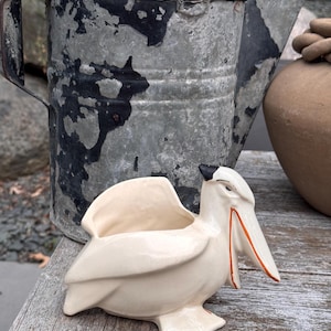 Vintage Pelican Planter - Etsy