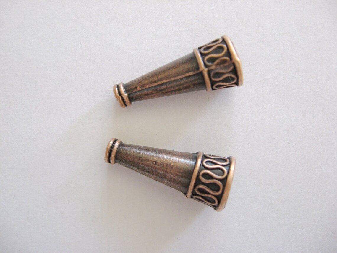 Copper Findings Copper Cones Jewelry Cones Copper Cones for Etsy