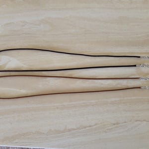 Leather Cord, 18 inch leather cord,