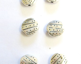 Pewter Beads, Pewter Spacers, Pewter Findings, Pewter round Beads, Pewter round spacers, Pewter Jewelry Findings, Pewter Components