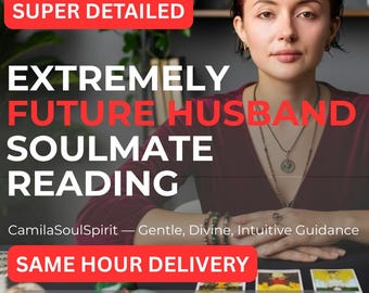 Same Hour Future Husband Reading, Soulmate Reading & Future Predictions Psychic Reading, Love Tarot Reading, Meet Your Future Partner Guide