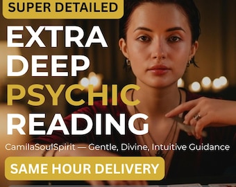 Same Hour Extra Deep Psychic Reading, Real Medium, High-Clarity Insight, Accurate Love, Career, Life Purpose, Future & Destiny Insights