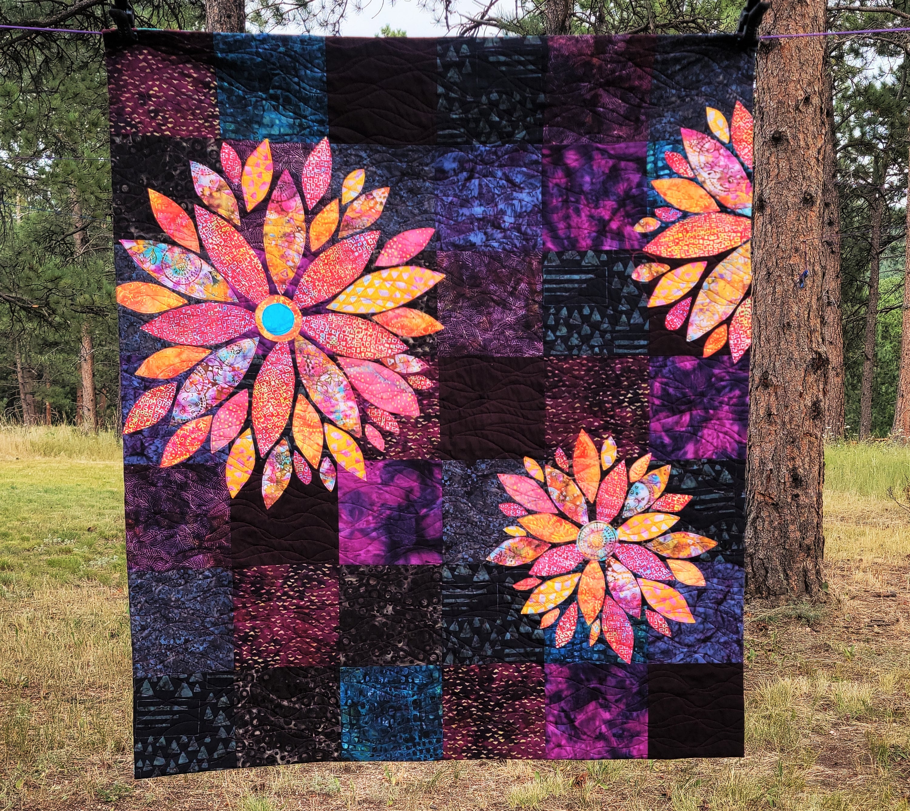 Flower Powera Unique Twist on Scrap Petal Garden Quilt Designed