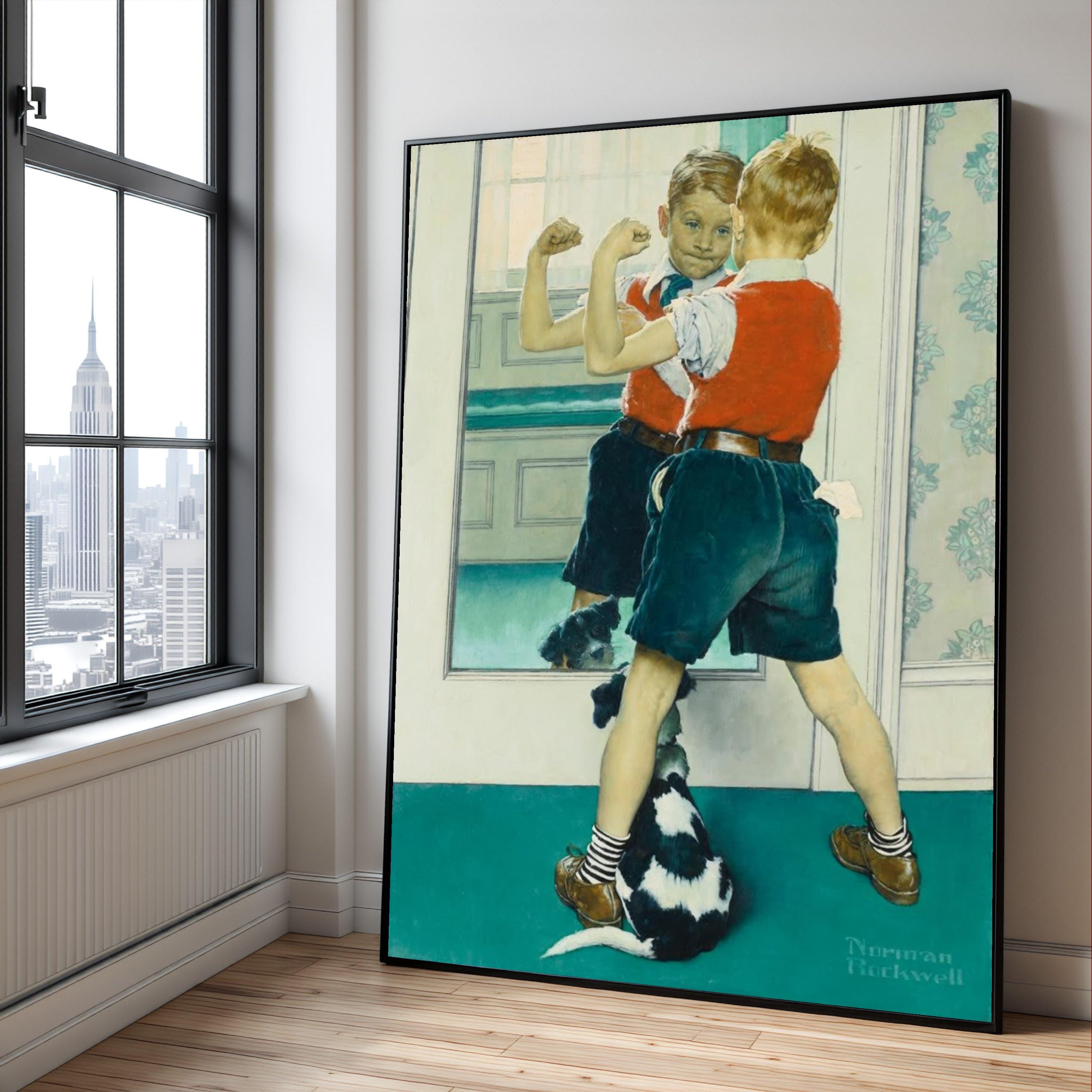 Norman rockwell dog - Etsy 日本