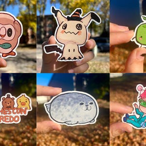 Stressed Rowlet Meme Sticker + Various Failurenoodle Stickers